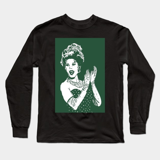 Martha May Whovier Outline Long Sleeve T-Shirt by baranskini